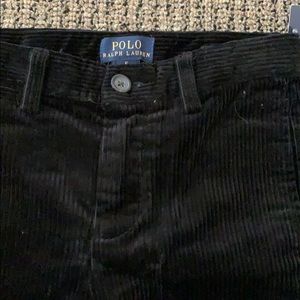 boys Ralph Lauren Black Corduroy Pants